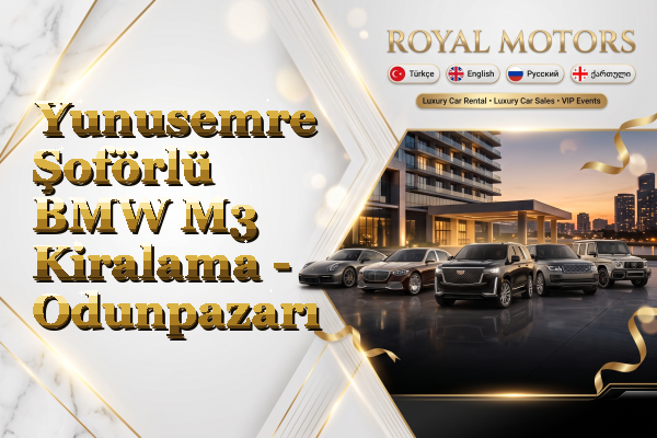 Yunusemre Şoförlü BMW M3 Kiralama - Odunpazarı