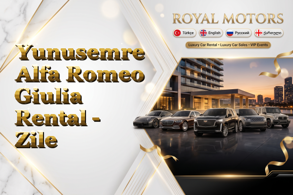 Yunusemre Alfa Romeo Giulia Rental - Zile