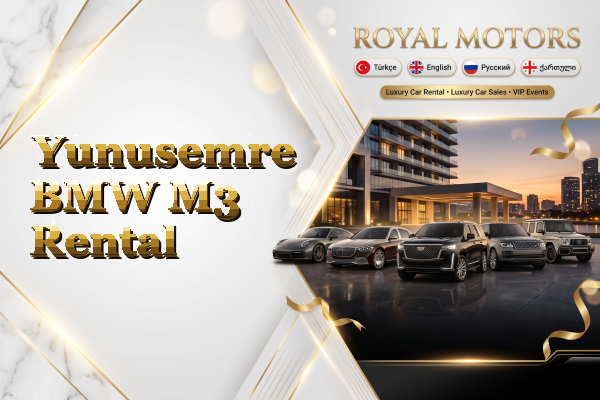 Yunusemre BMW M3 Rental