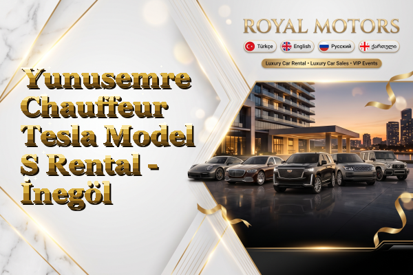 Yunusemre Chauffeur Tesla Model S Rental - İnegöl