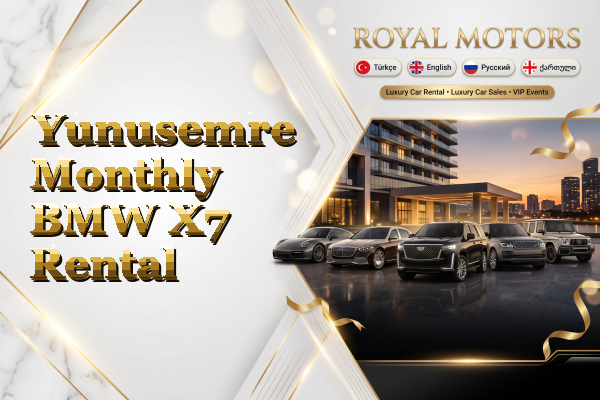 Yunusemre Monthly BMW X7 Rental