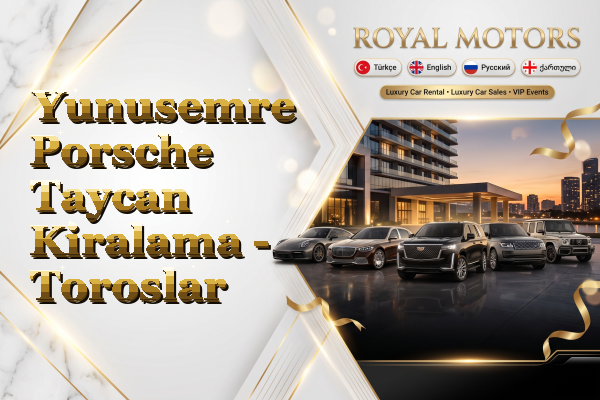 Yunusemre Porsche Taycan Kiralama - Toroslar