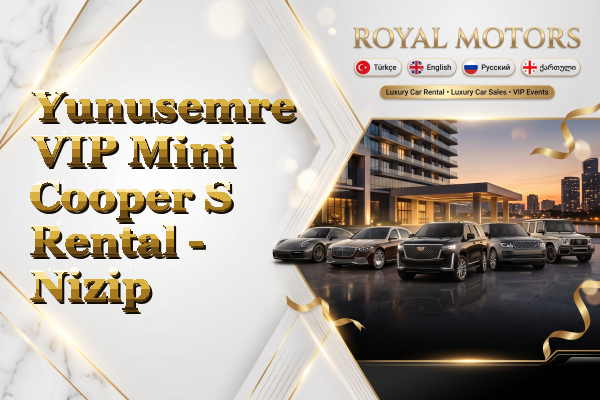 Yunusemre VIP Mini Cooper S Rental - Nizip