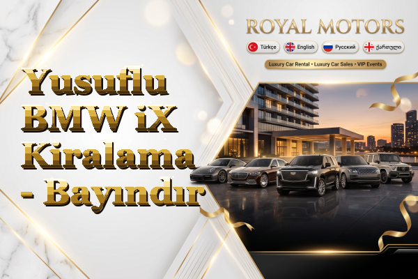 Yusuflu BMW iX Kiralama - Bayındır