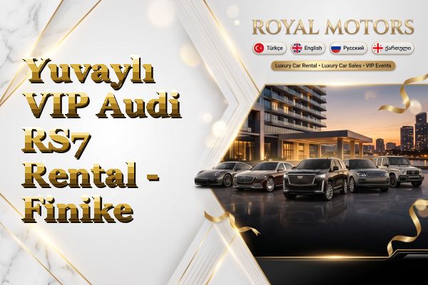 Yuvaylı VIP Audi RS7 Rental - Finike