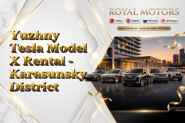 Yuzhny Tesla Model X Rental - Karasunsky District