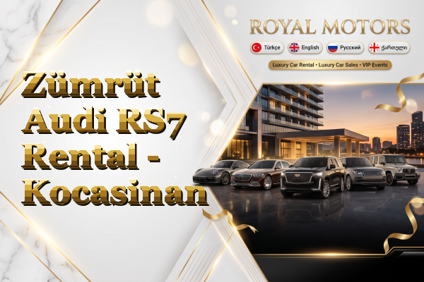 Zümrüt Audi RS7 Rental - Kocasinan