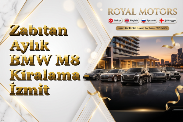 Zabıtan Aylık BMW M8 Kiralama - İzmit