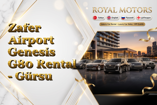 Zafer Airport Genesis G80 Rental - Gürsu