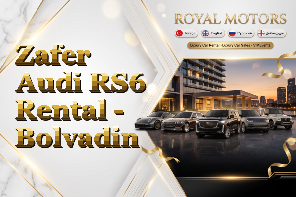 Zafer Audi RS6 Rental - Bolvadin