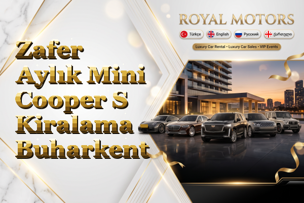 Zafer Aylık Mini Cooper S Kiralama - Buharkent