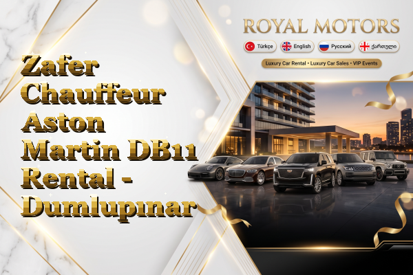 Zafer Chauffeur Aston Martin DB11 Rental - Dumlupınar