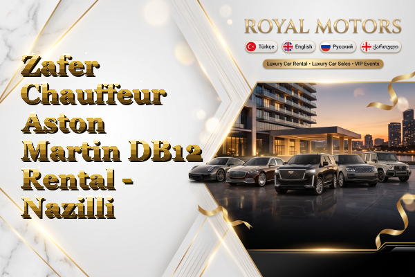 Zafer Chauffeur Aston Martin DB12 Rental - Nazilli