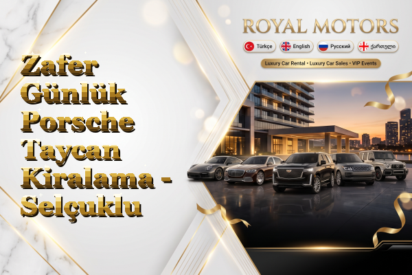 Zafer Günlük Porsche Taycan Kiralama - Selçuklu