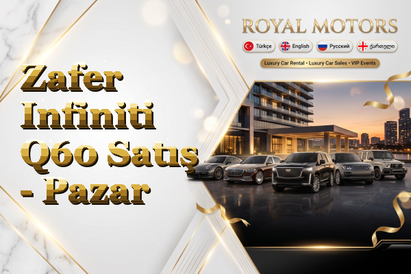 Zafer Infiniti Q60 Satış - Pazar