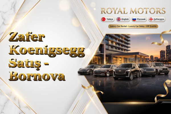 Zafer Koenigsegg Satış - Bornova