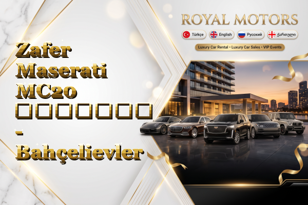 Zafer Maserati MC20 გაყიდვა - Bahçelievler