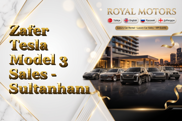 Zafer Tesla Model 3 Sales - Sultanhanı