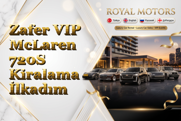 Zafer VIP McLaren 720S Kiralama - İlkadım