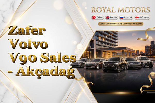 Zafer Volvo V90 Sales - Akçadağ