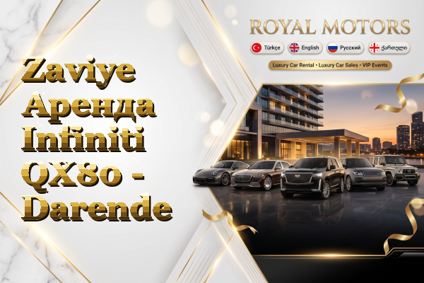 Zaviye Аренда Infiniti QX80 - Darende