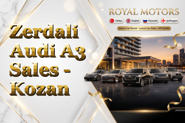 Zerdali Audi A3 Sales - Kozan