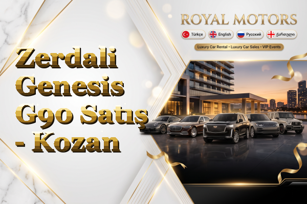 Zerdali Genesis G90 Satış - Kozan