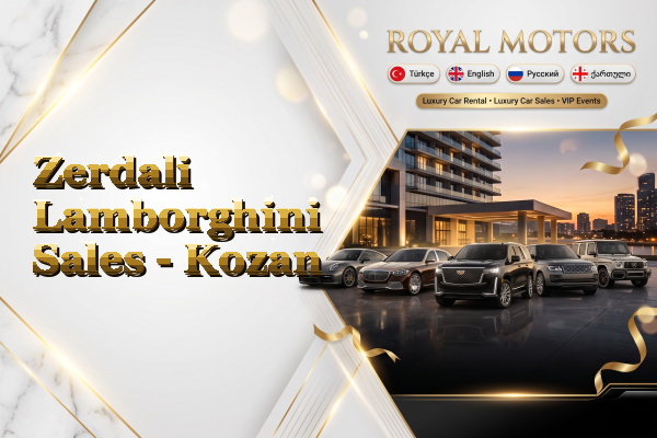 Zerdali Lamborghini Sales - Kozan