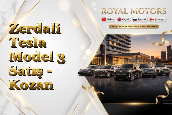 Zerdali Tesla Model 3 Satış - Kozan