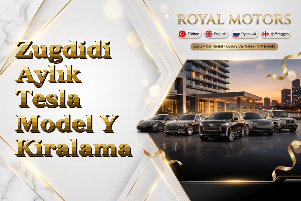 Zugdidi Aylık Tesla Model Y Kiralama