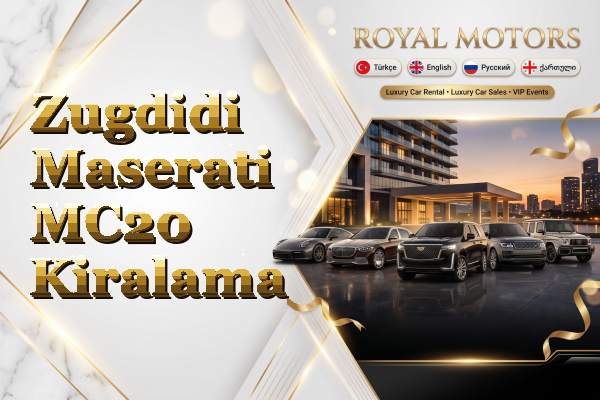 Zugdidi Maserati MC20 Kiralama