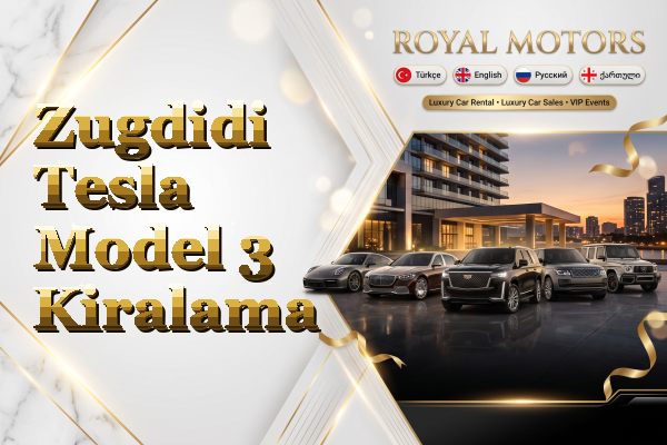 Zugdidi Tesla Model 3 Kiralama